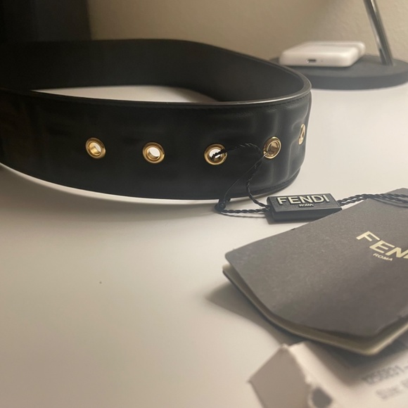 FENDI Embossed leather belt main image 6